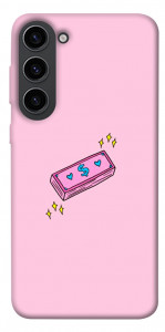Чохол Simple pink money для Galaxy S23
