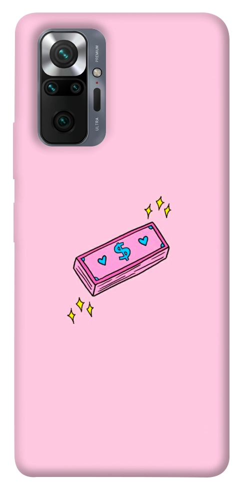 Чохол Simple pink money для Xiaomi Redmi Note 10 Pro Max