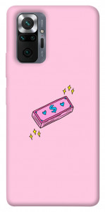 Чохол Simple pink money для Xiaomi Redmi Note 10 Pro Max