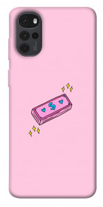 Чохол Simple pink money для Motorola Moto G22