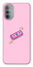 Чехол Simple pink money для Motorola Moto G31