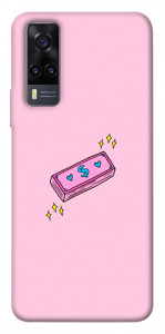 Чехол Simple pink money для Vivo Y31