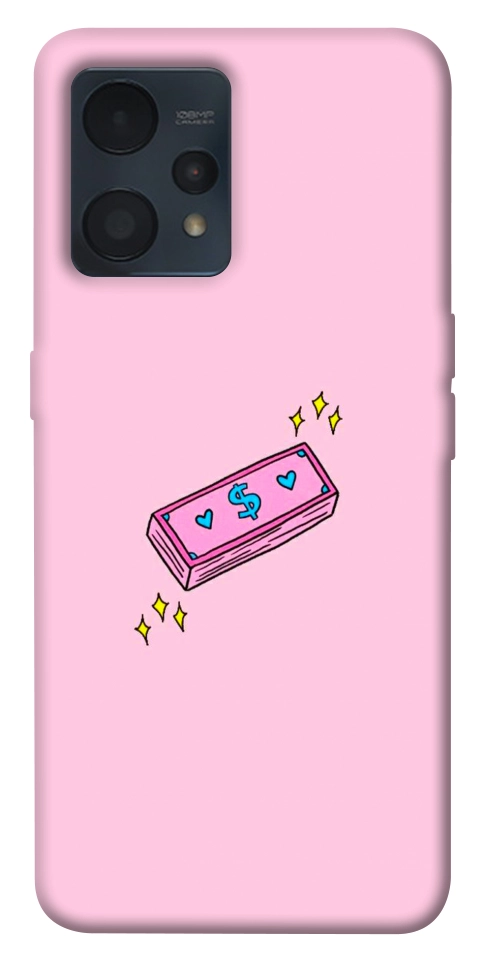 Чехол Simple pink money для Realme 9 Pro+