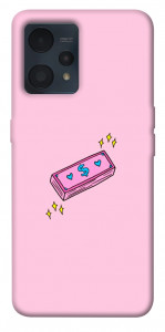 Чехол Simple pink money для Realme 9 Pro+