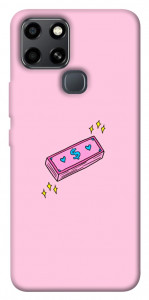 Чохол Simple pink money для Infinix Smart 6