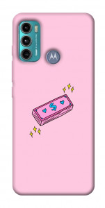Чохол Simple pink money для Motorola Moto G60