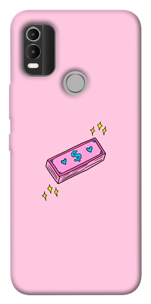 Чохол Simple pink money для Nokia C21 Plus