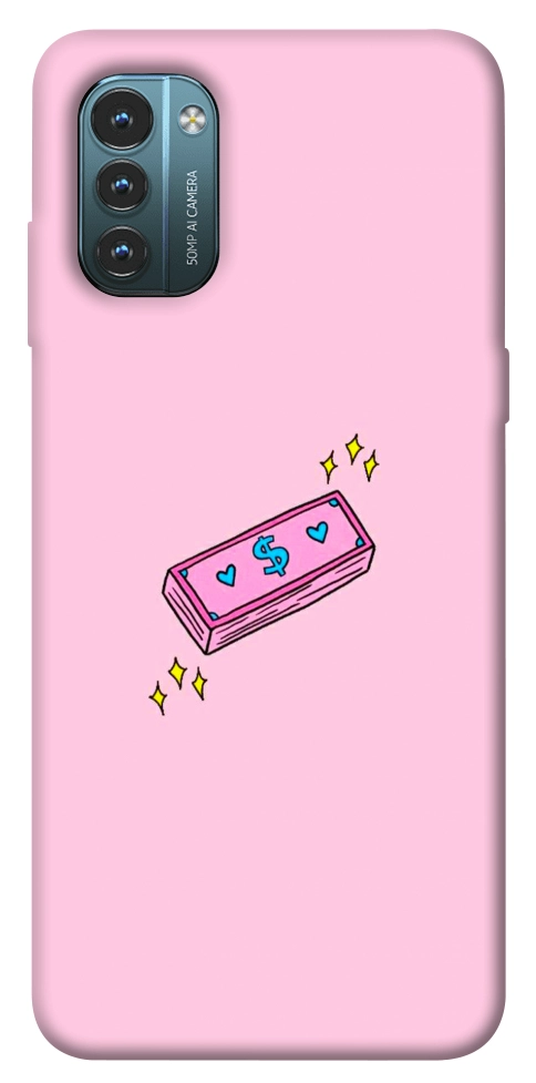 Чехол Simple pink money для Nokia G21