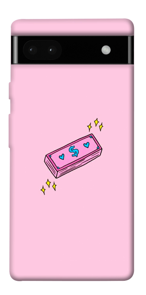 Чохол Simple pink money для Google Pixel 6A