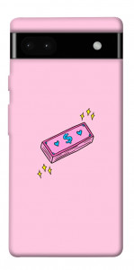 Чохол Simple pink money для Google Pixel 6A