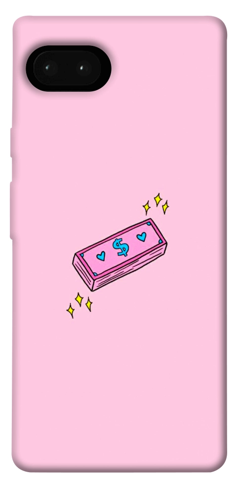 Чехол Simple pink money для Google Pixel 7A
