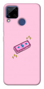 Чохол Simple pink money для Realme C15