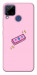 Чехол Simple pink money для Realme C15