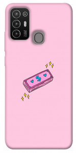 Чохол Simple pink money для ZTE Blade A52