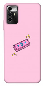 Чехол Simple pink money для ZTE Blade A72