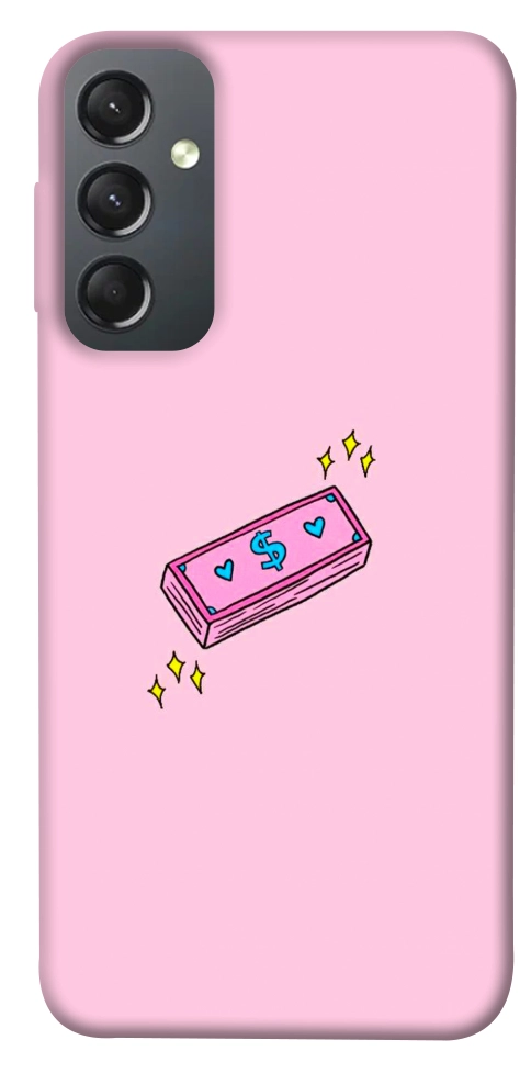 Чехол Simple pink money для Galaxy A24 4G