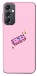Чехол Simple pink money для Galaxy A24 4G