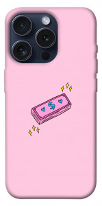 Чохол Simple pink money для iPhone 15 Pro