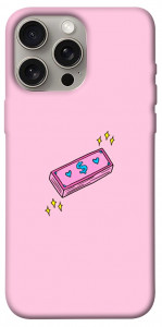 Чохол Simple pink money для iPhone 15 Pro Max