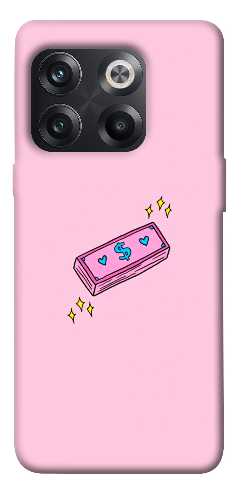 Чехол Simple pink money для OnePlus 10T