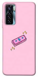 Чохол Simple pink money для TECNO Camon 17 Pro