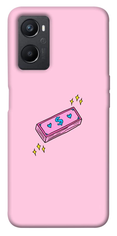 Чохол Simple pink money для Oppo A36