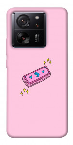 Чехол Simple pink money для Xiaomi 13T