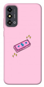 Чохол Simple pink money для ZTE Blade A53
