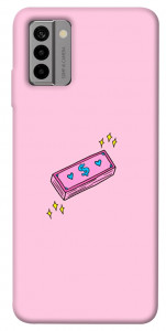 Чехол Simple pink money для Nokia G22