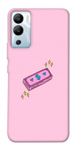 Чехол Simple pink money для Infinix Hot 12i