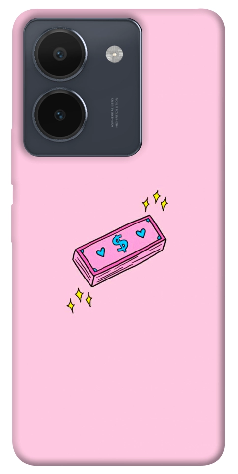 Чохол Simple pink money для Vivo Y36
