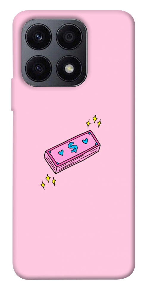 Чохол Simple pink money для Huawei Honor X8a