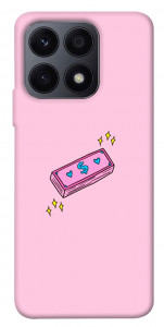 Чехол Simple pink money для Huawei Honor X8a