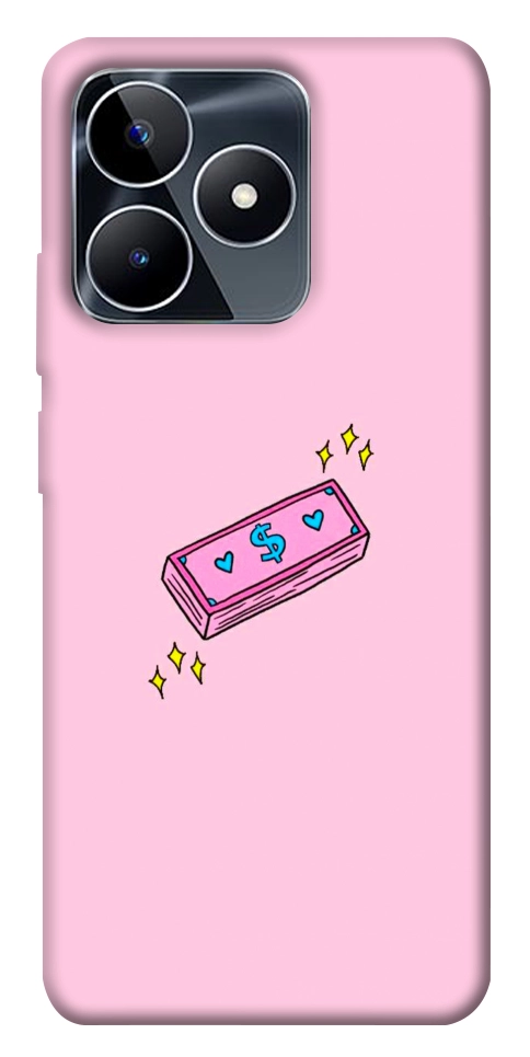 Чохол Simple pink money для Realme C53