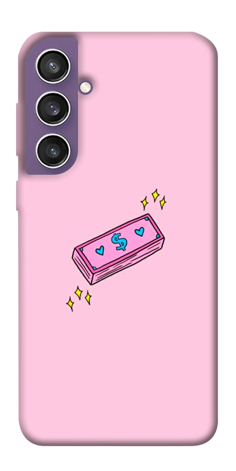 Чохол Simple pink money для Galaxy S23 FE