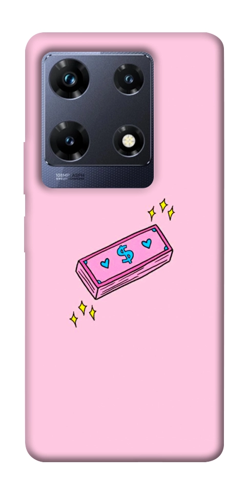 Чехол Simple pink money для Infinix Note 30 Pro NFC