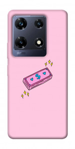 Чохол Simple pink money для Infinix Note 30 Pro NFC