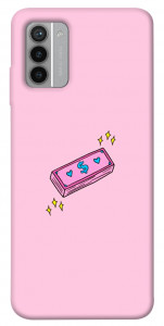 Чехол Simple pink money для Nokia G42