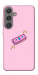 Чехол Simple pink money для Galaxy S24