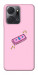 Чехол Simple pink money для Huawei Honor X7a
