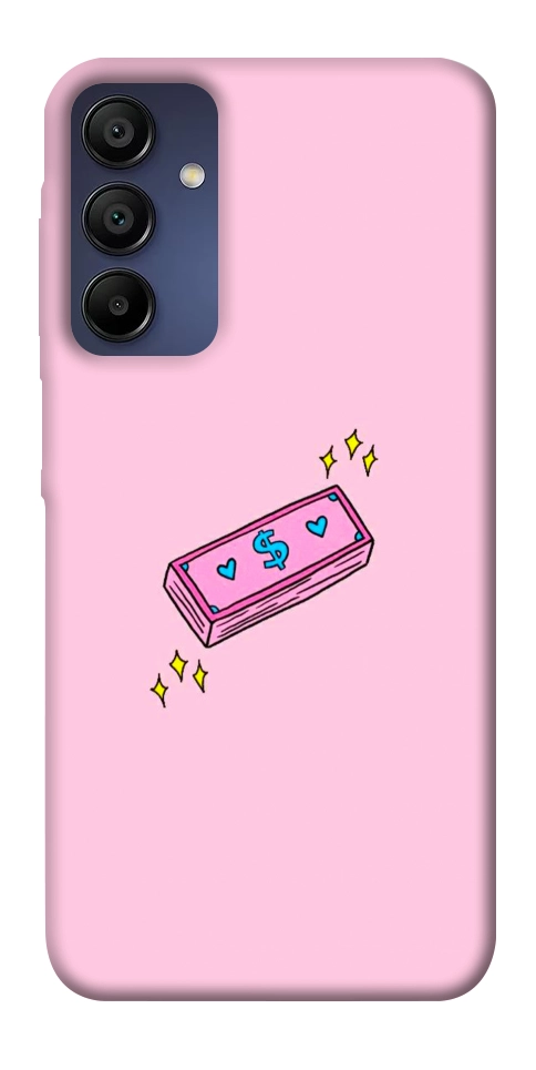 Чехол Simple pink money для Galaxy A15