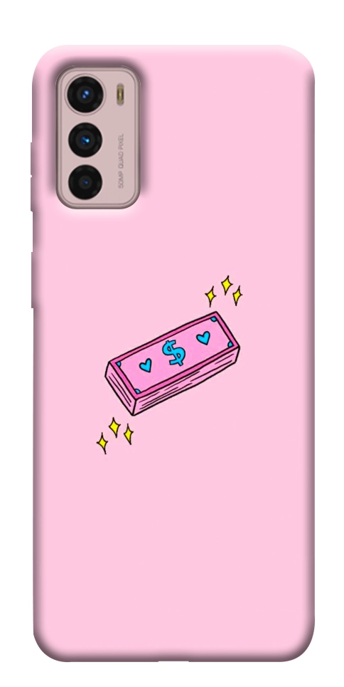 Чохол Simple pink money для Motorola Moto G42