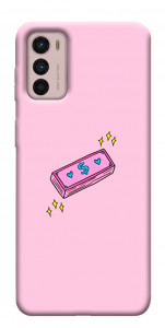 Чохол Simple pink money для Motorola Moto G42