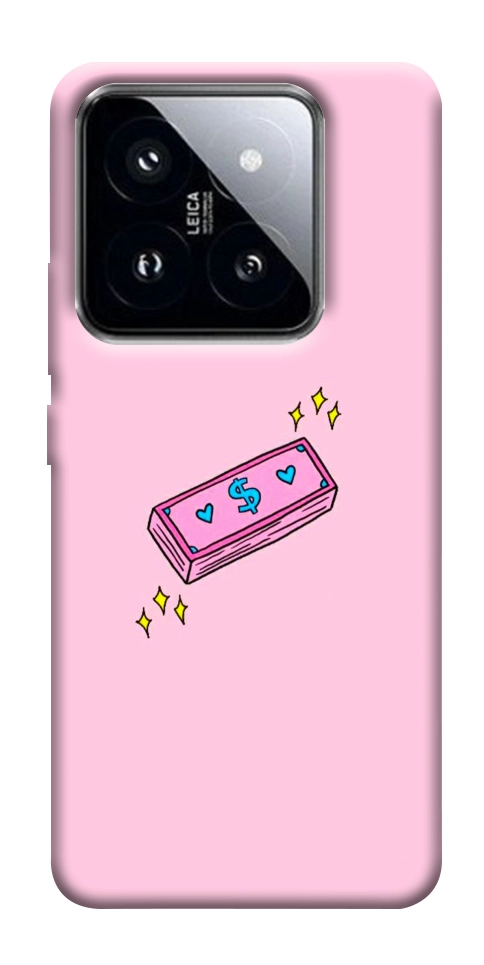 Чохол Simple pink money для Xiaomi 14 Pro