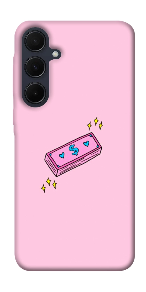 Чехол Simple pink money для Galaxy A35