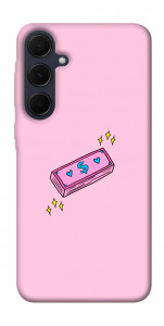 Чехол Simple pink money для Galaxy A35