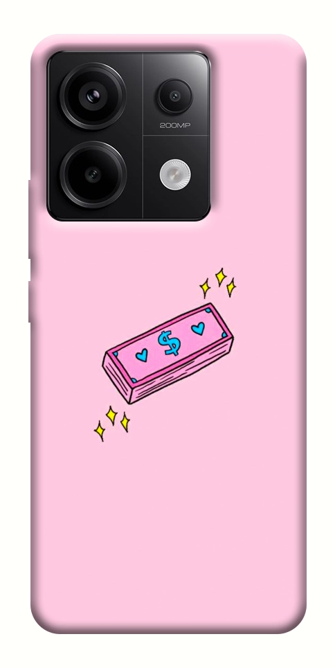 Чохол Simple pink money для Xiaomi Redmi Note 13 Pro 4G