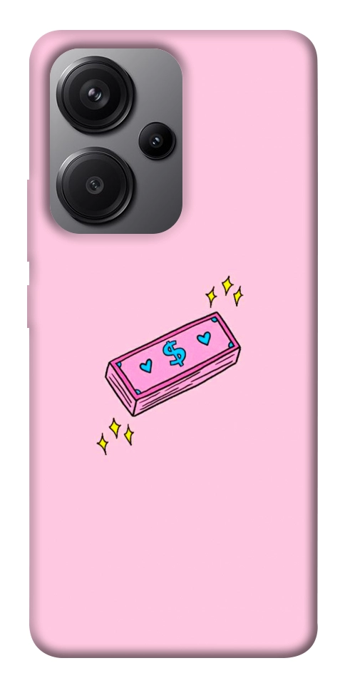 Чохол Simple pink money для Xiaomi Redmi Note 13 Pro+