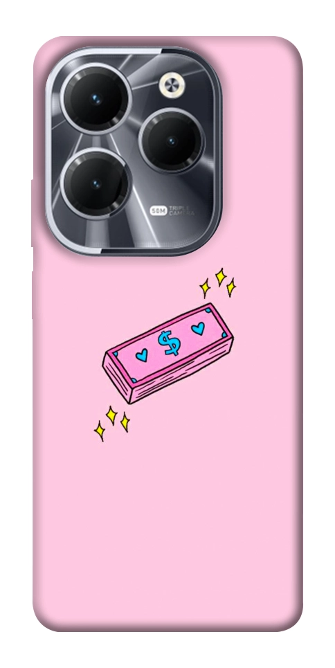 Чохол Simple pink money для Infinix Hot 40
