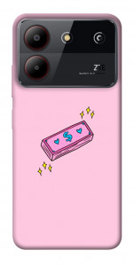 Чохол Simple pink money для ZTE Blade A54 4G